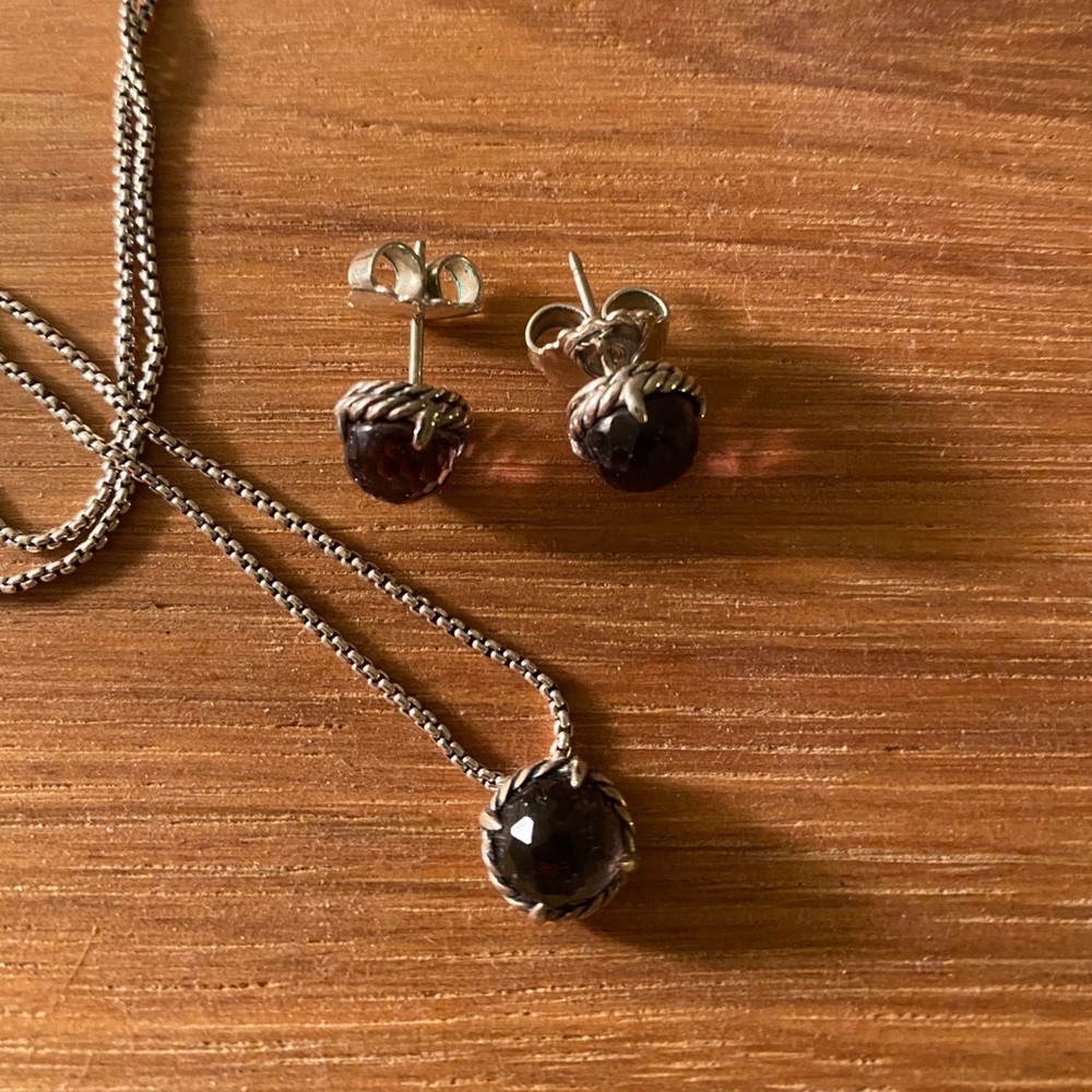 SOLD - David Yurman Necklace & Earrings